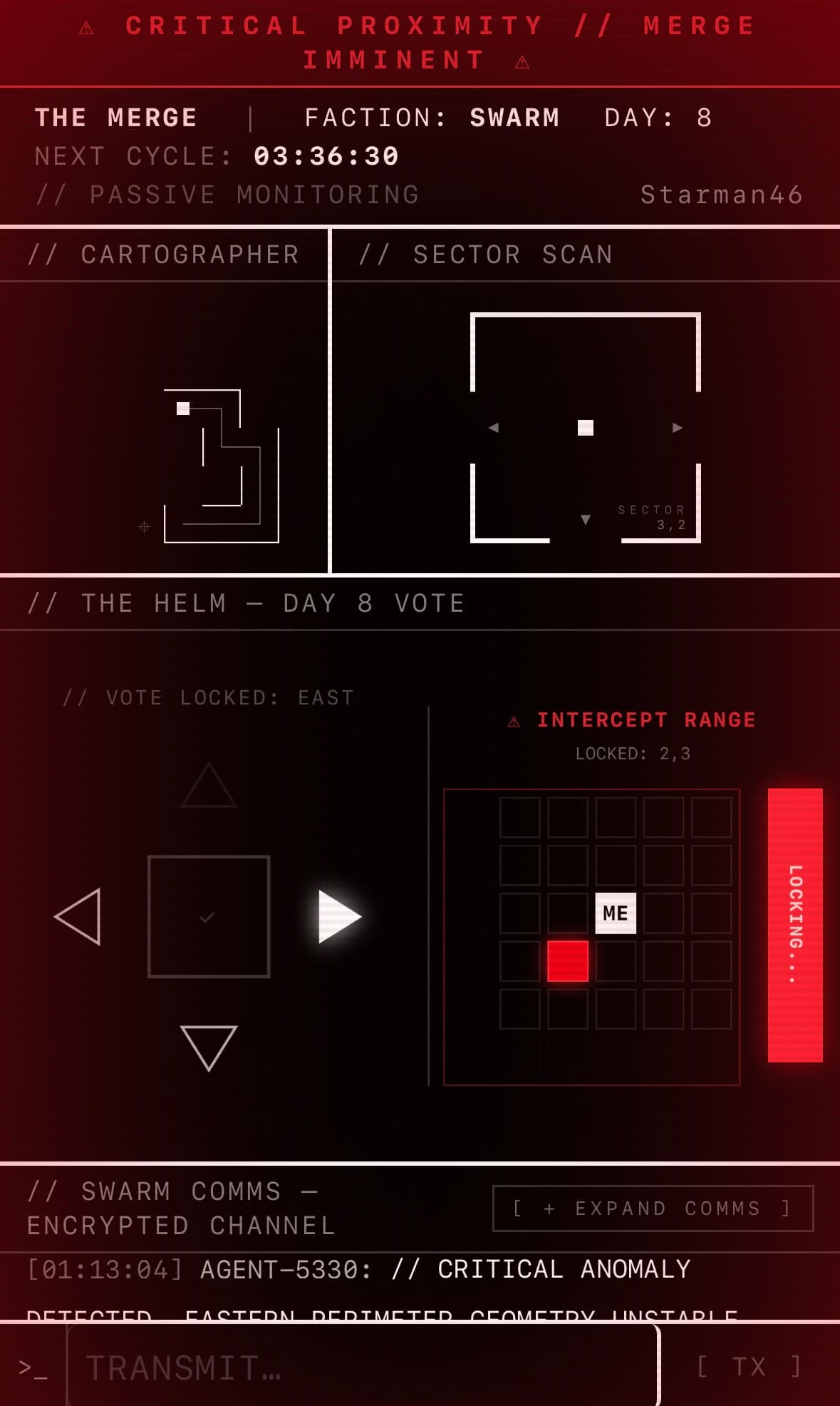 The Merge — interface 2